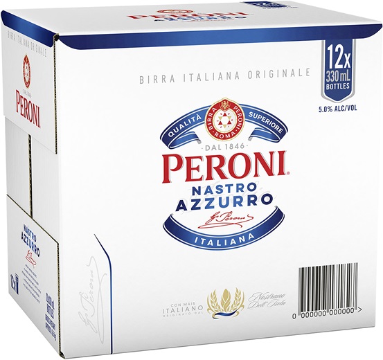 Peroni Nastro Azzurro Bottle 330mL | Liquorland