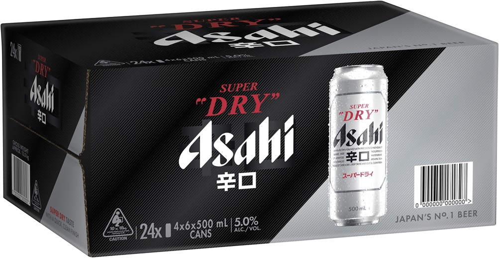 Asahi Super Dry Cans 500mL | Liquorland