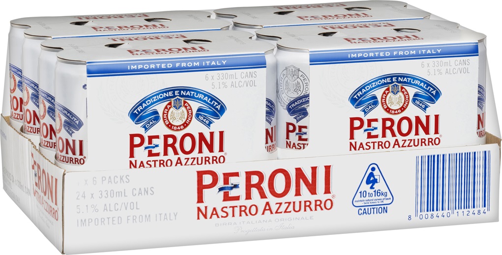 Peroni Slim Line Can 330mL | Liquorland