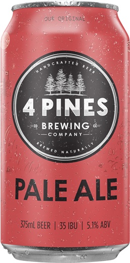 4 Pines Brewing Pale Ale Can 375mL