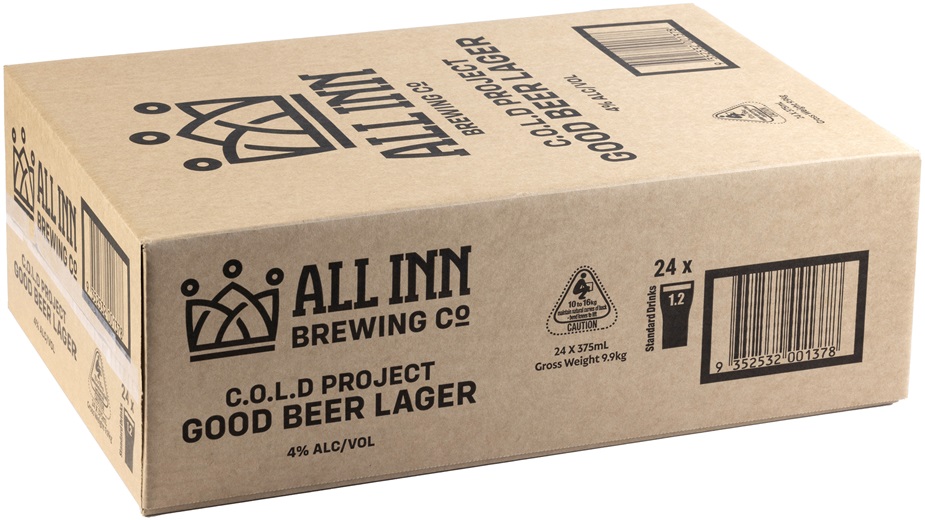 All Inn Brewing Cold Project Pale Ale Can 375mL | Liquorland