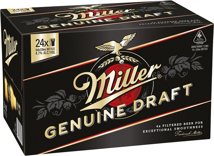 Miller Genuine Draft Bottle 330mL | Liquorland