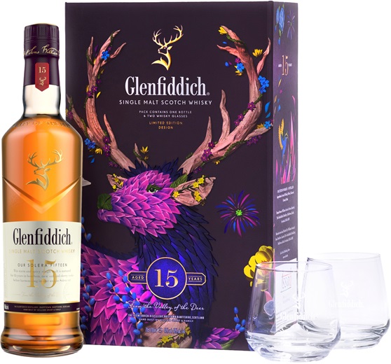 Glenfiddich 15YO Scotch Whisky Gift Pack | Liquorland