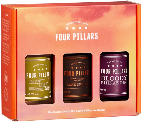 Four Pillars Gin 3X200mL Gift Pack Liquorland