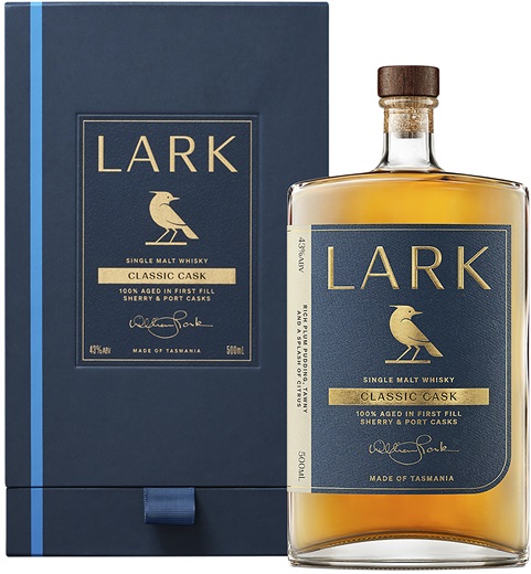 クラシックカスク シングルモルト ウイスキー500ml Lark Lark Classic Cask Single Malt Australian Whisky 500mL | Liquorland