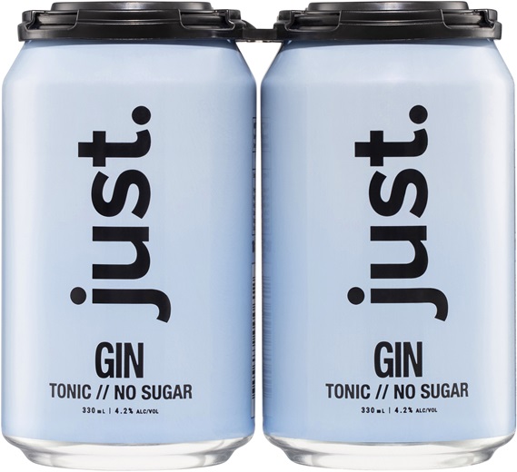 Buy Just Gin and Tonic No Sugar Can 330mL Online