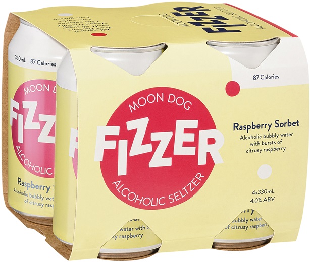 Moon Dog Fizzer Raspberry Sorbet Can 330ml | Liquorland